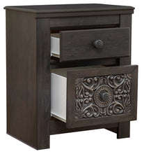 Load image into Gallery viewer, Paxberry Two Drawer Nightstand -Dark Brown
