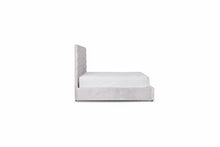 Load image into Gallery viewer, Jolie Upholstered Bed - Light Grey
