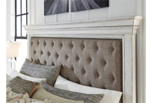 Load image into Gallery viewer, Kanwyn Upholstered Panel Bed.
