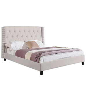 Ingrid Upholstered Bed, Ivory