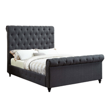 Load image into Gallery viewer, Presly Upholstered Bed with Footboard
