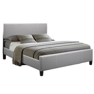 Nora Upholstered Bed, Leatherette