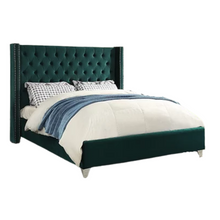 Load image into Gallery viewer, Serena Upholstered Bed, Green
