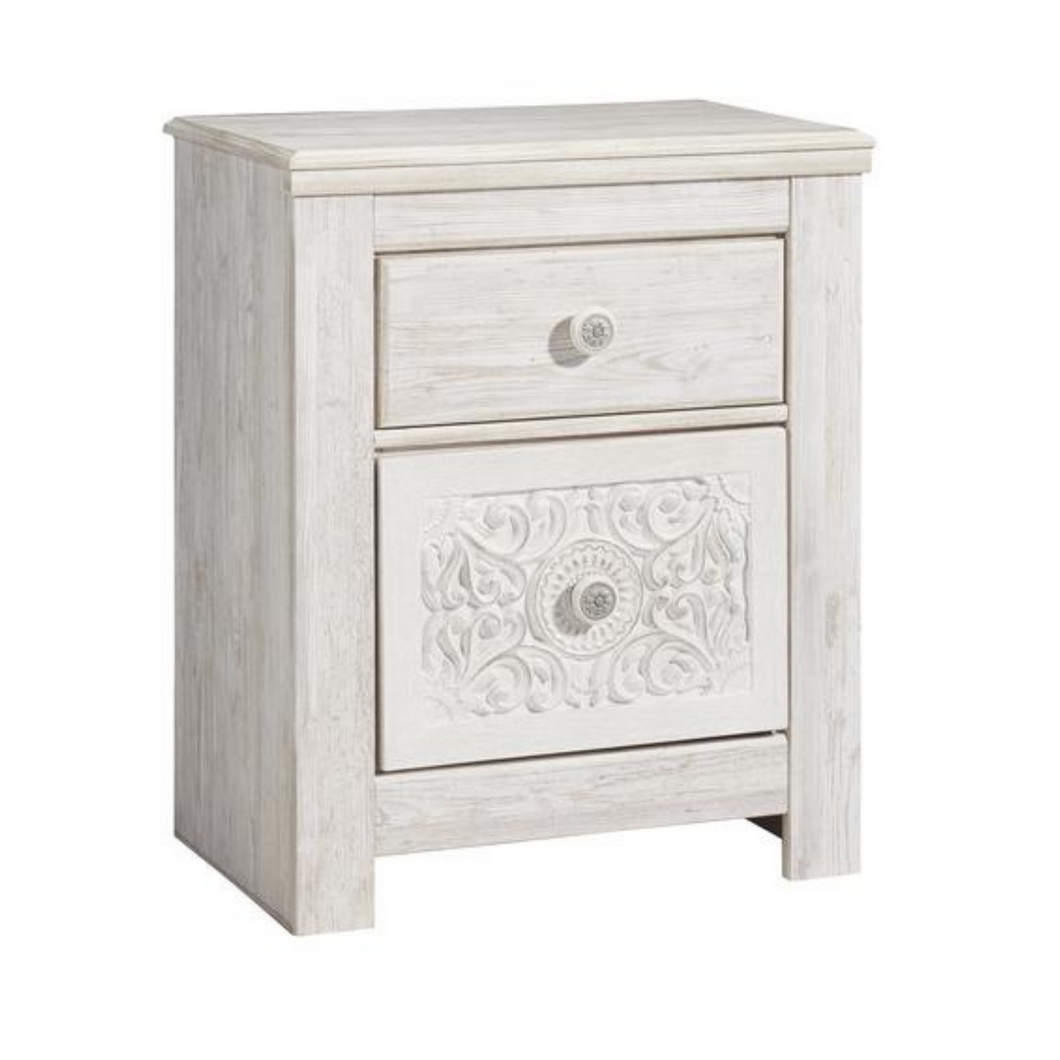 Paxberry Two Drawer Nightstand